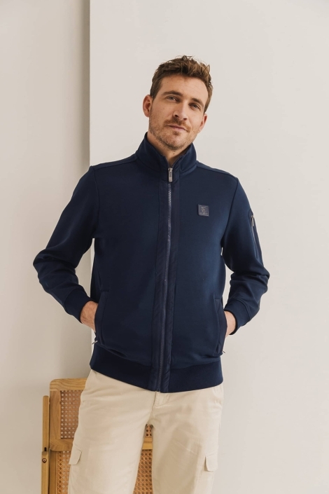 State of Art sweat cardigan plain